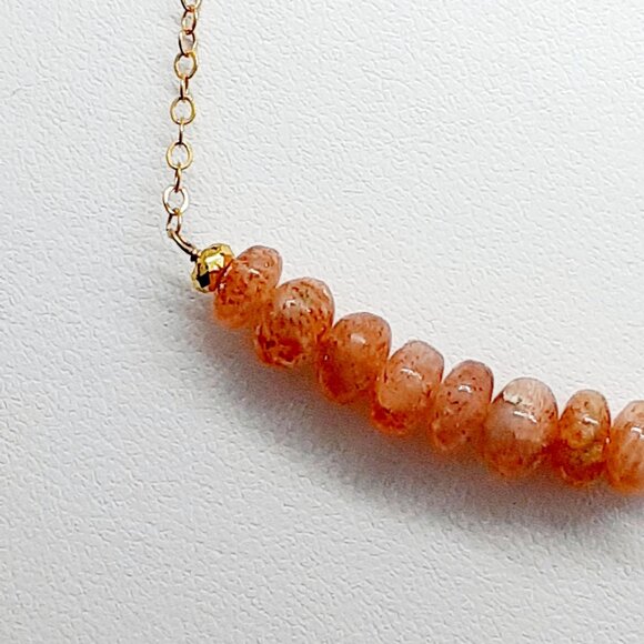 New genuine stone 14kt gf necklace - Picture 7 of 7